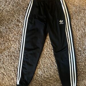 Adidas Kids Black Track Pants